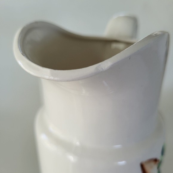 Vintage Pitcher and 2 Juice Cups Fruit Hand Painted Made in Japan Ceramic - Picture 10 of 10